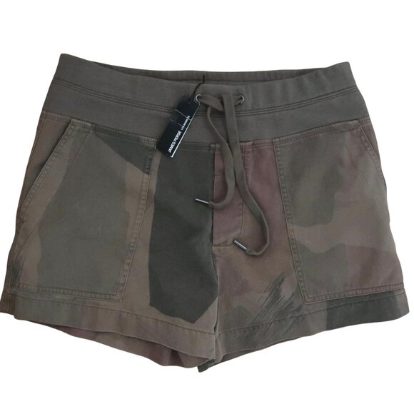 JAMES PERSE Camo drawstring shorts sz 2 M NWT $295 - Picture 2 of 5